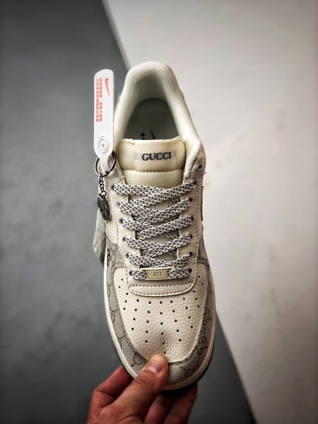 Air Force 1 Low Gucci Mescla e Jeans - Vista 9