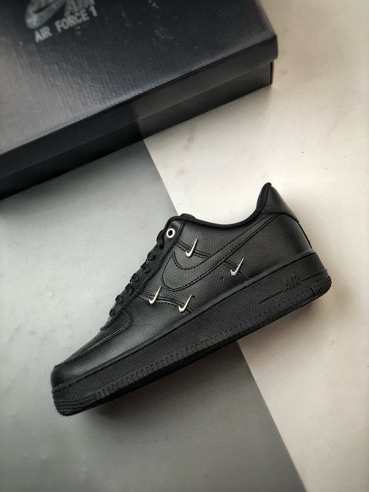 Air Force 1 Low Quatro Pequenos Ganchos Preto - Vista 8