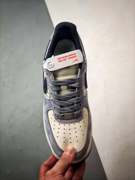 Air Force 1 Low Wukong Cinza Azul - Vista 9