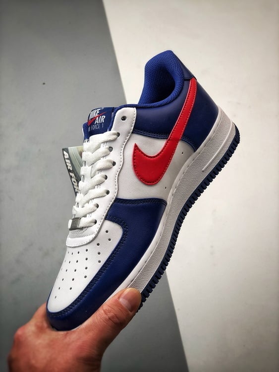 Air Force 1 Low Independência Branco, Azul e Vermelho - Vista 5
