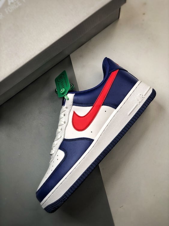 Air Force 1 Low Independência Branco, Azul e Vermelho - Vista 8