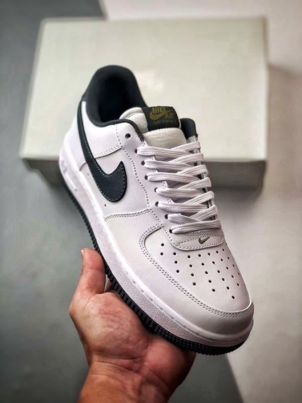 Air Force 1 Low Branco e Verde Escuro - Vista 1