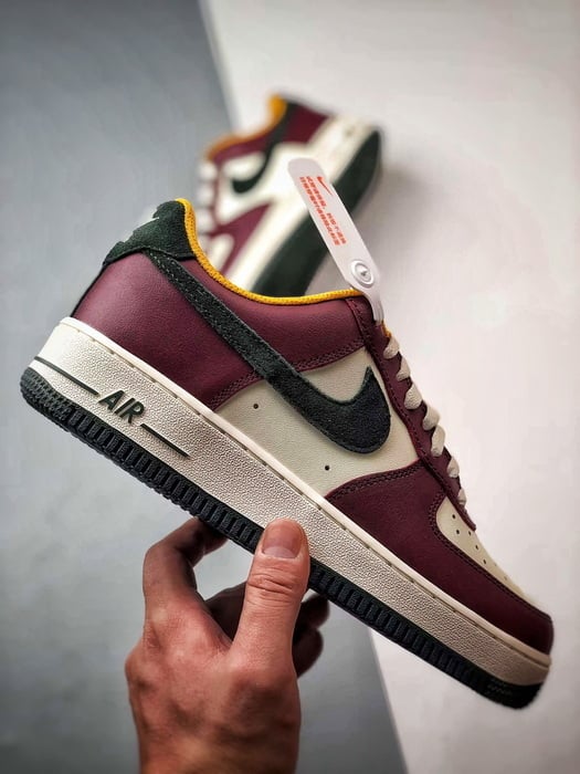 Air Force 1 Low Branco, Castanho e Verde - Vista 7