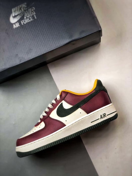 Air Force 1 Low Branco, Castanho e Verde - Vista 8