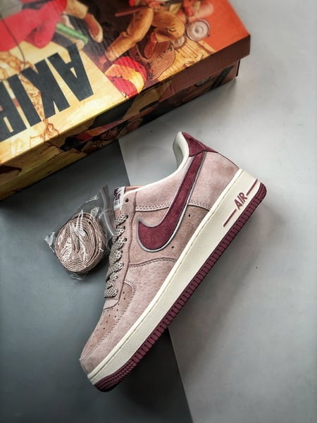 Air Force 1 Low Akira Rosa Camurça - Vista 8