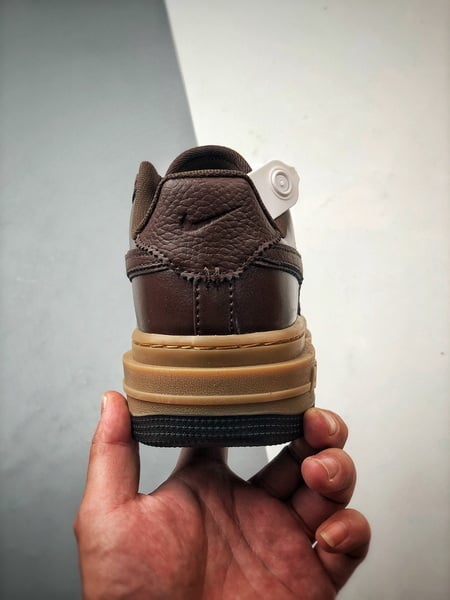 Air Force 1 Low Luxe Preto e Castanho - Vista 3