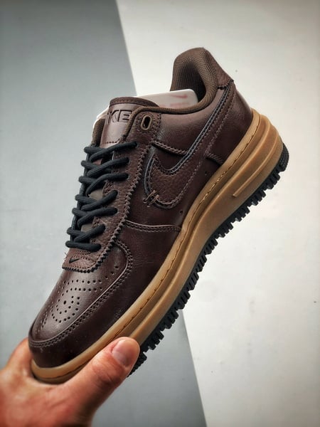 Air Force 1 Low Luxe Preto e Castanho - Vista 5