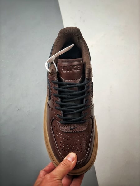 Air Force 1 Low Luxe Preto e Castanho - Vista 9