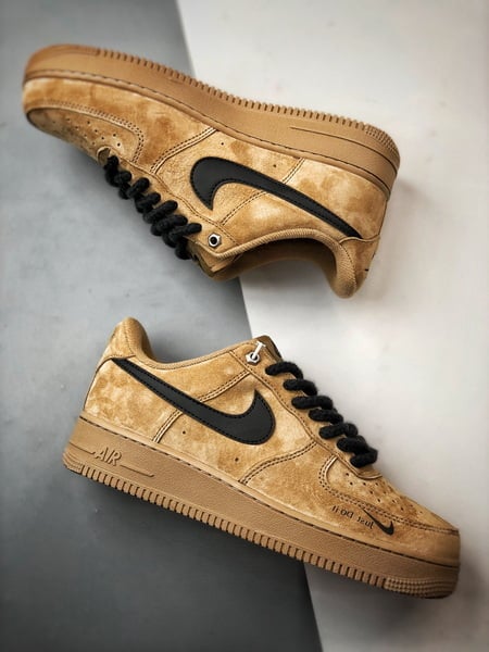 Air Force 1 Low 'By You' Trigo e Preto - Vista 6