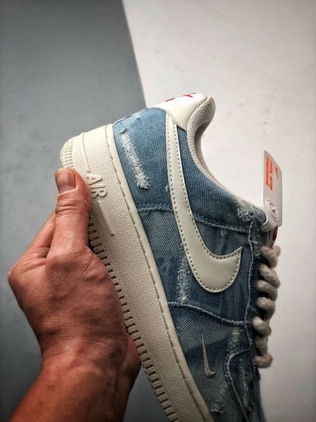Air Force 1 Low 'By You' Jeans Lavado Azul - Vista 2