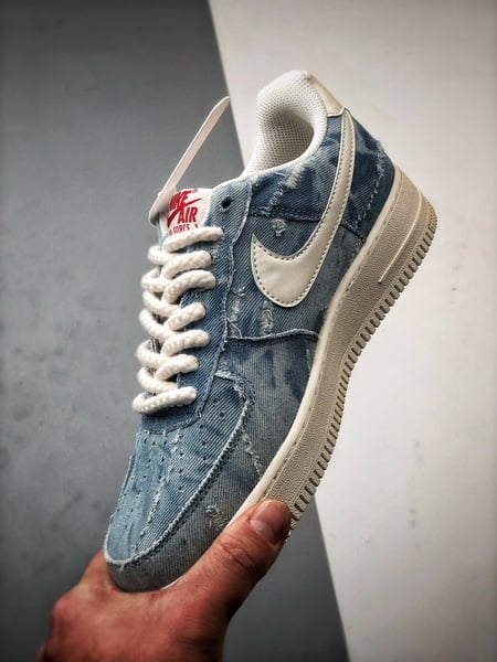 Air Force 1 Low 'By You' Jeans Lavado Azul - Vista 5
