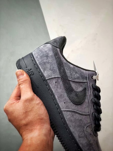 Air Force 1 Low By You Cinza e Preto - Vista 2