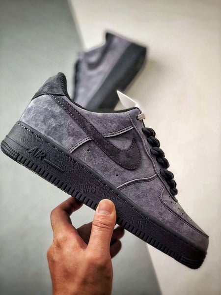 Air Force 1 Low By You Cinza e Preto - Vista 7