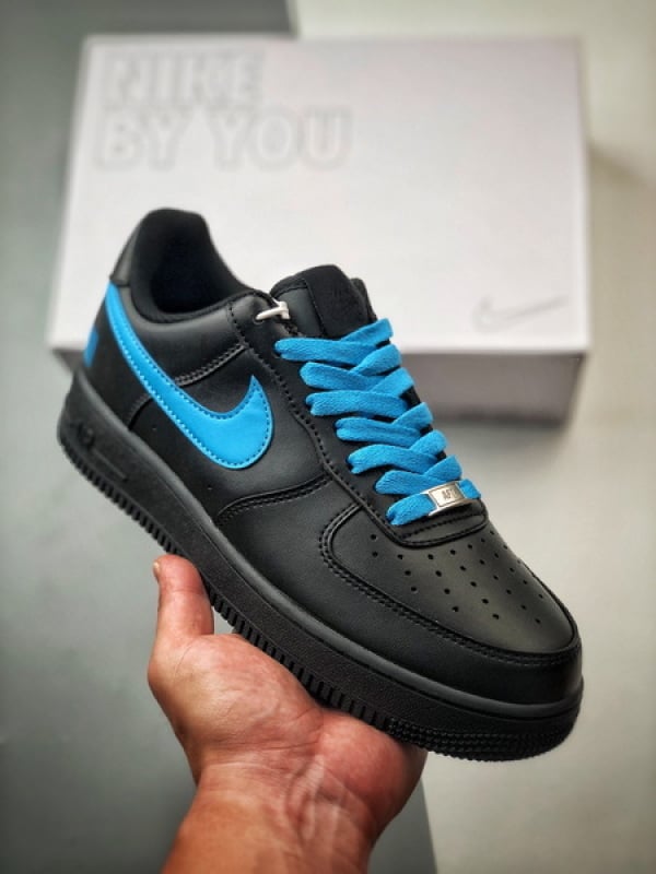 Air Force 1 Low 'By You' Preto e Azul - Vista 1