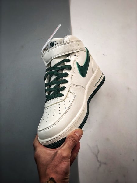 Air Force 1 Mid By You The North Face Sup Branco e Verde - Vista 5