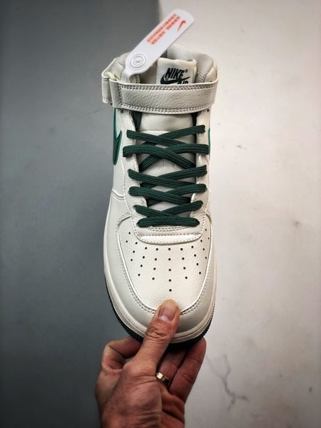 Air Force 1 Mid By You The North Face Sup Branco e Verde - Vista 9