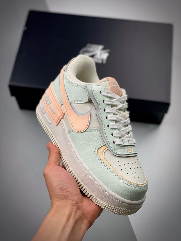 Air Force 1 ShadowVerde Claro Rosa Patchwork - Vista 1