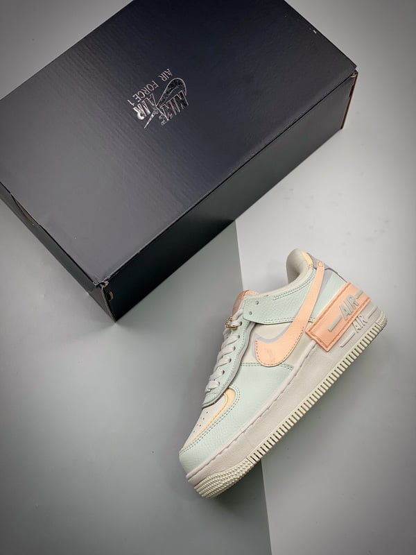 Air Force 1 ShadowVerde Claro Rosa Patchwork - Vista 5