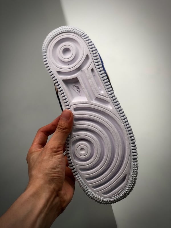 Air Force 1 Shadow Cinzento Preto Verde Patchwork - Vista 6