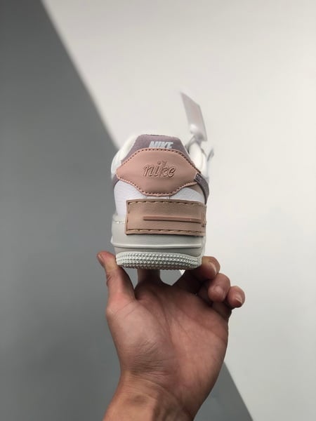 Air Force 1 Shadow Branco e Rosa - Vista 6