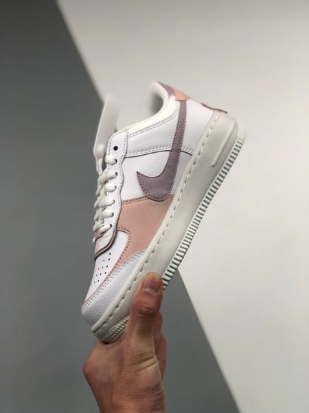 Air Force 1 Shadow Branco e Rosa - Vista 8