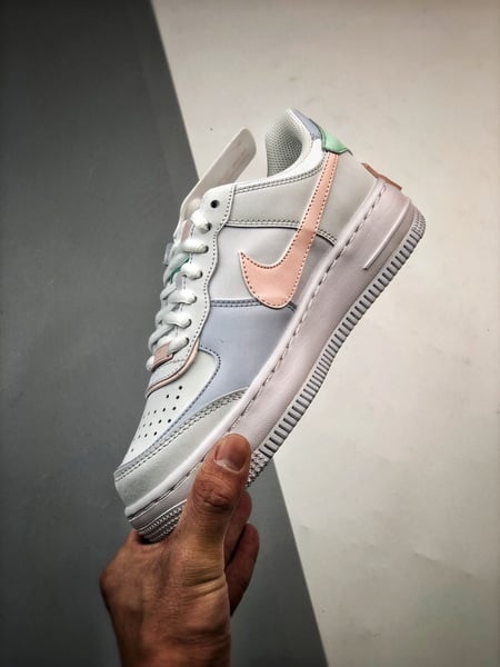Air Force 1 Shadow Branco e Rosa - Vista 3