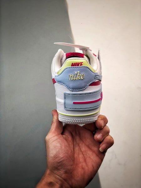 Air Force 1 Shadow Branco Vermelho e Azul - Vista 4