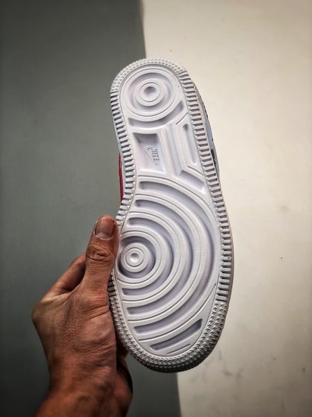 Air Force 1 Shadow Branco Vermelho e Azul - Vista 5