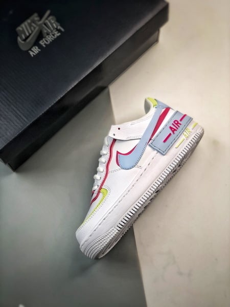 Air Force 1 Shadow Branco Vermelho e Azul - Vista 8