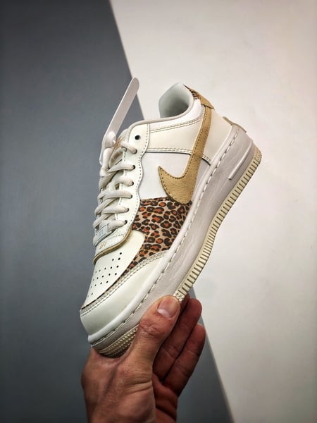 Air Force 1 Shadow Branco Leopardo - Vista 6