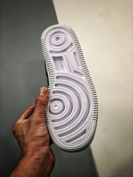 Air Force 1 Shadow Branco Preto e Amarelo - Vista 4