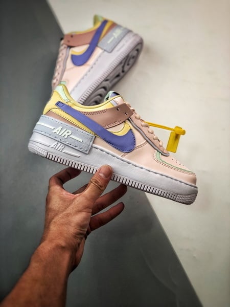 Air Force 1 Shadow Rosa Amarelo e Roxo - Vista 6