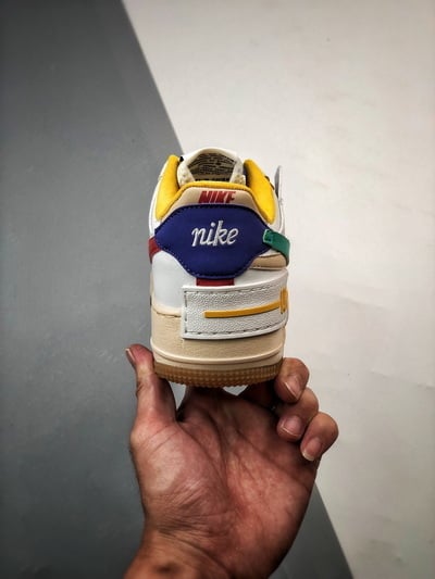 Air Force 1 Shadow Amarelo Verde e Vermelho - Vista 4