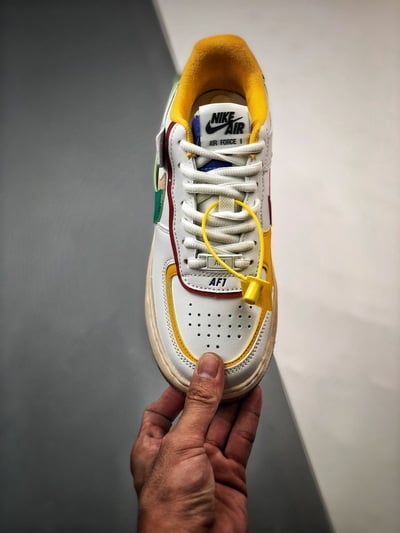 Air Force 1 Shadow Amarelo Verde e Vermelho - Vista 8