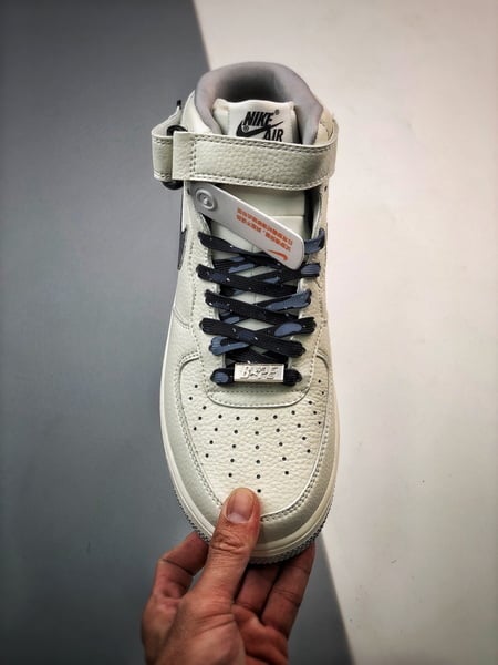 Bape x Air Force 1 07 Mid Preto Camuflado - Vista 5