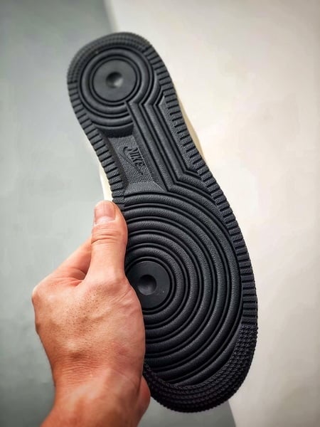 Bape x Air Force 1 Low Branco e Preto Refletivo - Vista 4