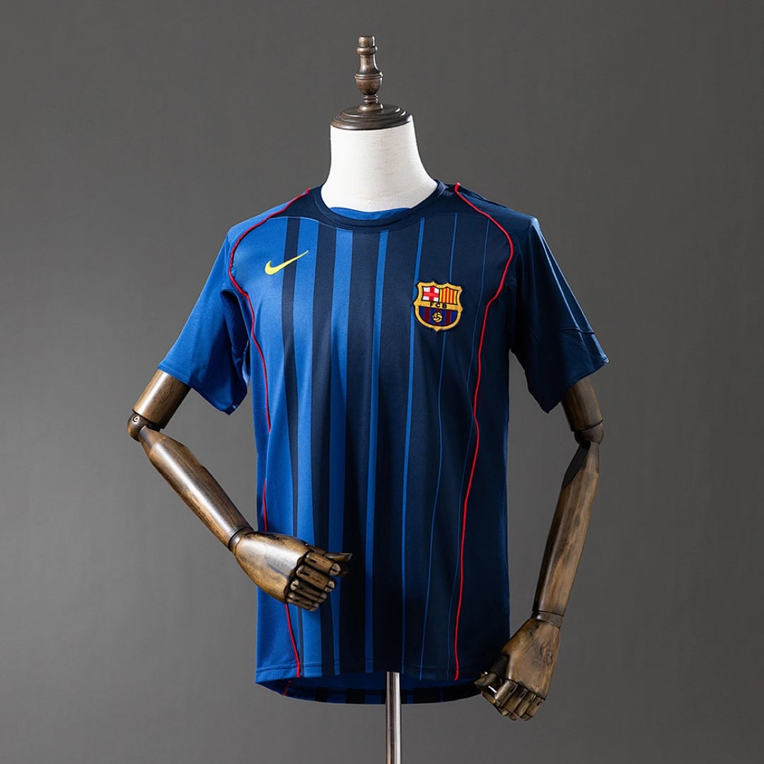 Camisola Alternativa do FC Barcelona 2004/2005 (Retro) - Vista 1