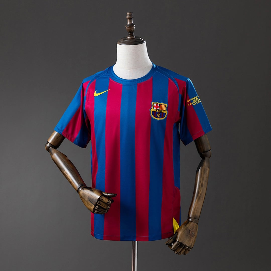 Camisola Principal do FC Barcelona 2005/2006 Champions League (Retro) - Vista 1