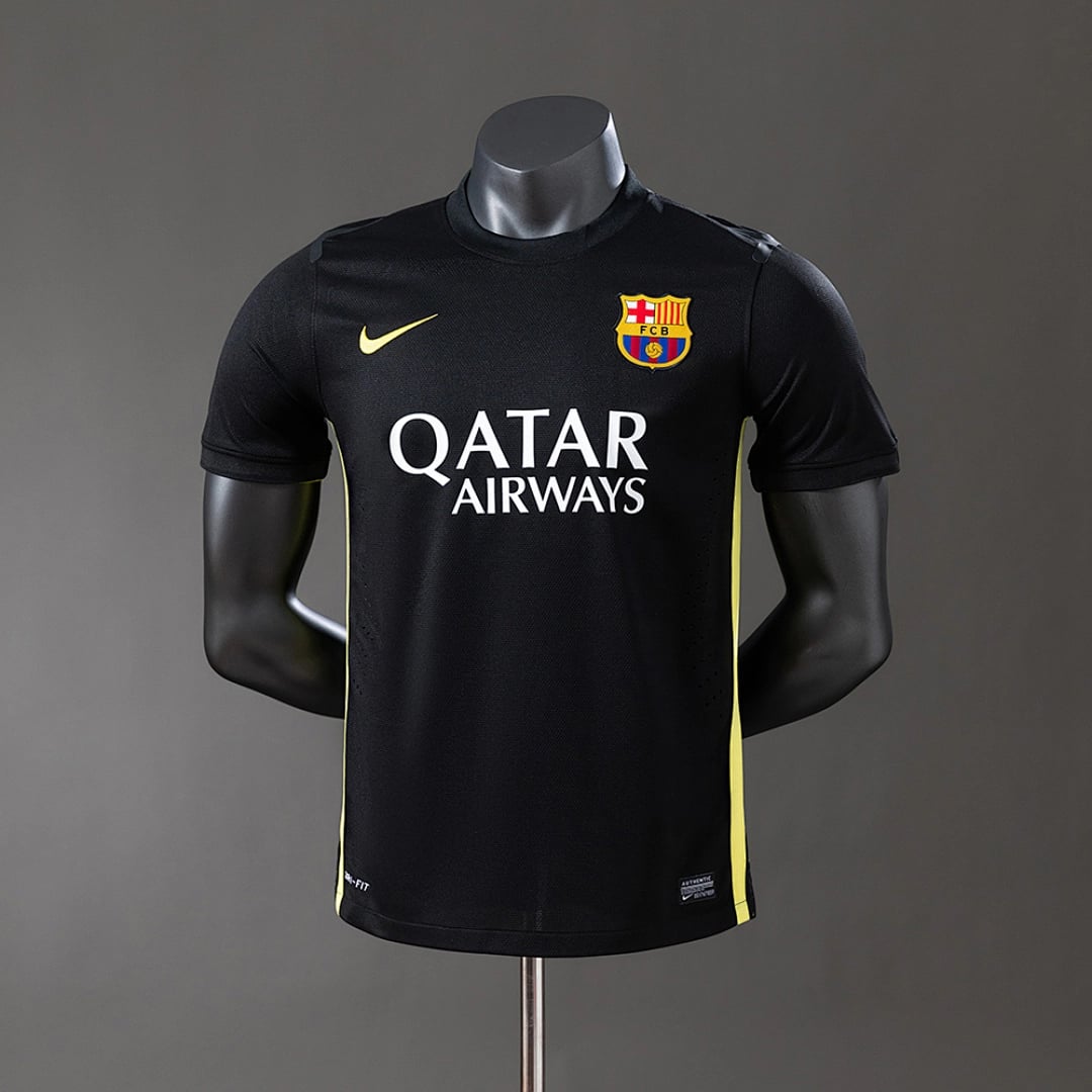 Camisola Terceira do FC Barcelona 2013/2014 (Retro, Versao Jogador) - Vista 1