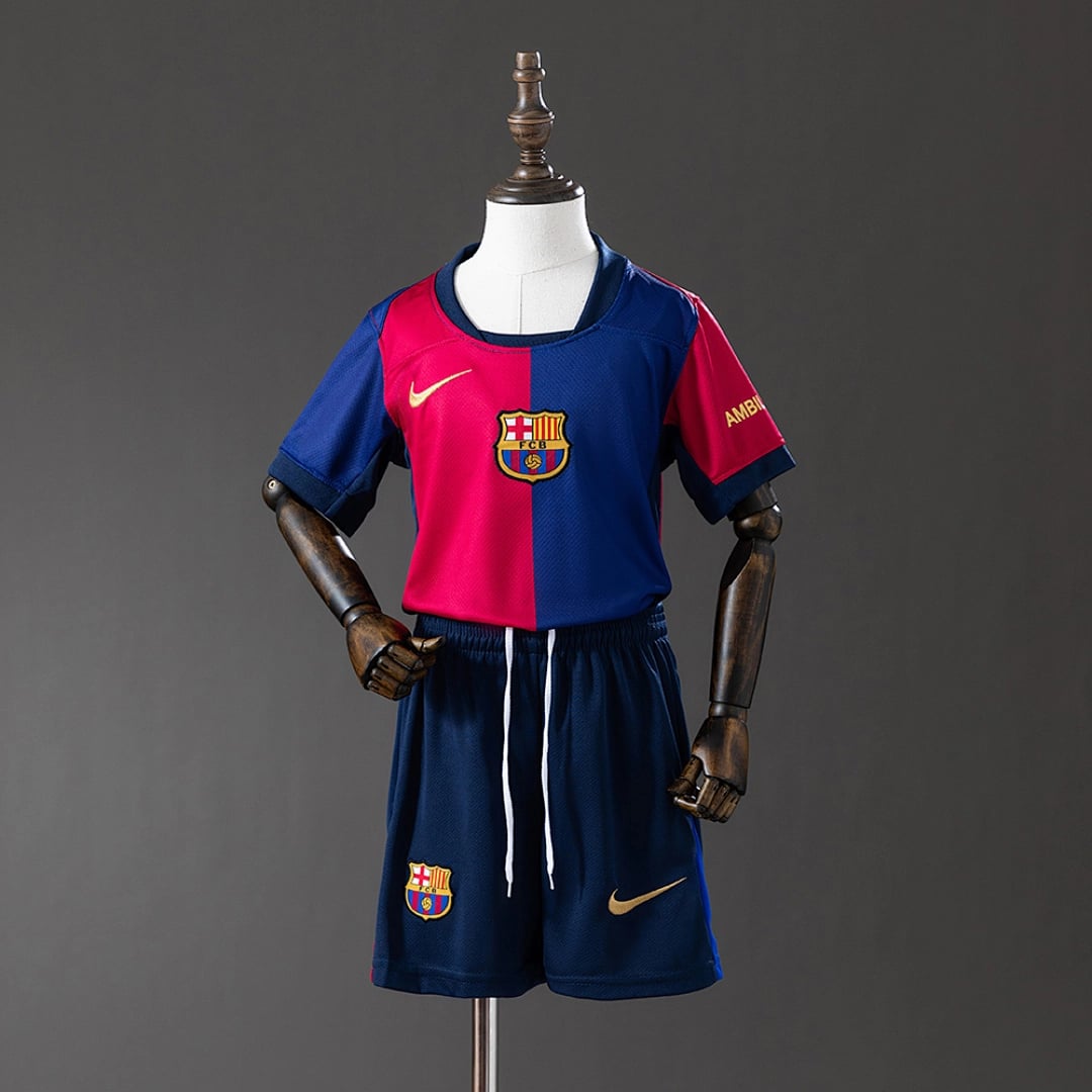 Kit Crianca FC Barcelona Principal 2024/2025 (2) - Vista 1