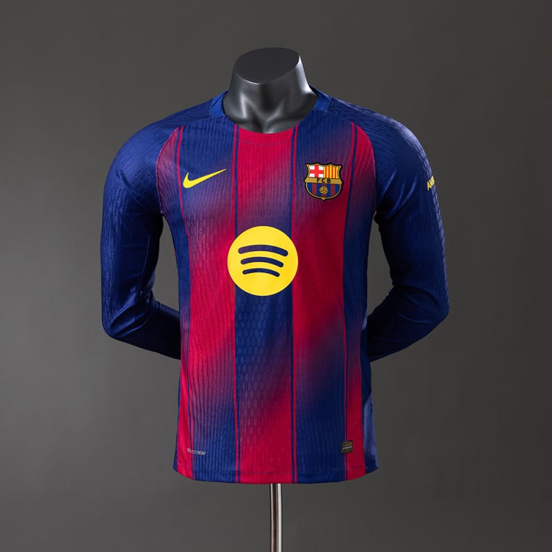 Barcelona 25 26 Home Long Sleeve Player Version - Vista 1