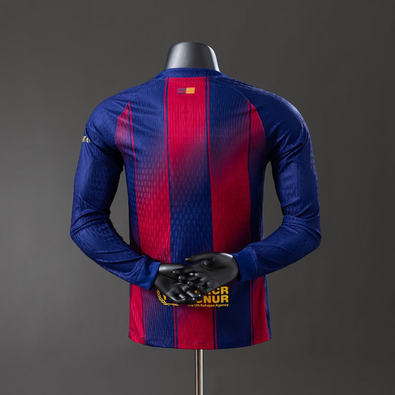 Barcelona 25 26 Home Long Sleeve Player Version - Vista 2