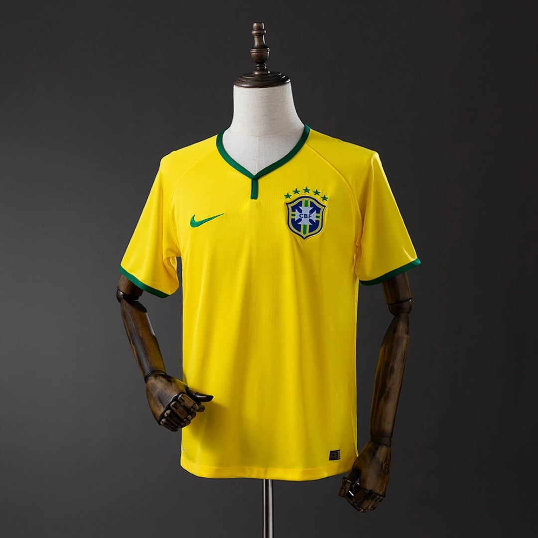 Camisola Principal do Brasil 2014 (Retro) - Vista 1