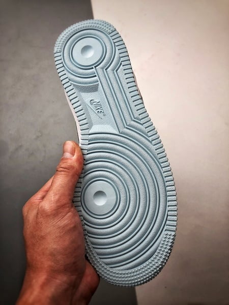 Drake x Air Force 1 Low Branco e Azul Gelo - Vista 4