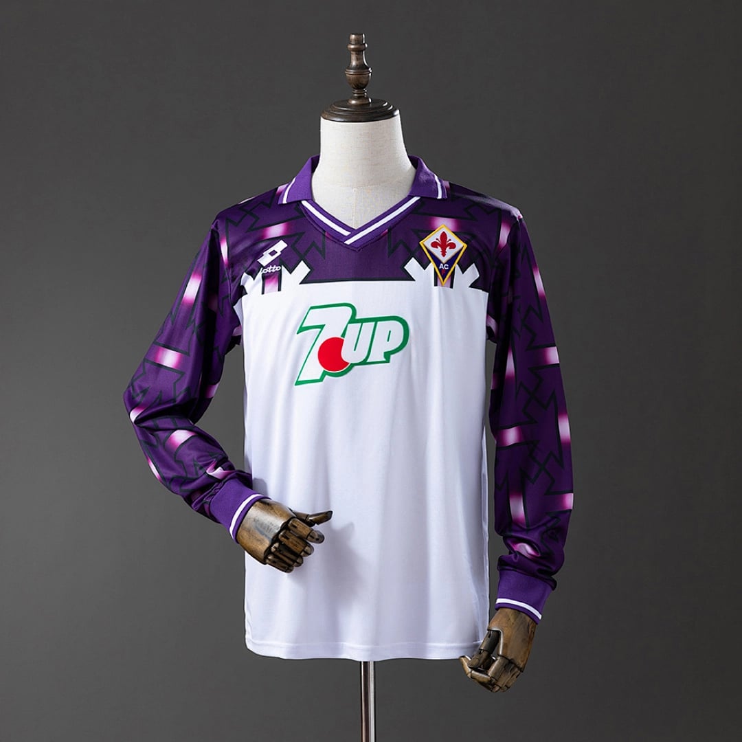 Camisola Alternativa do Fiorentina 1992/1993 (Retro, Manga Longa) - Vista 1