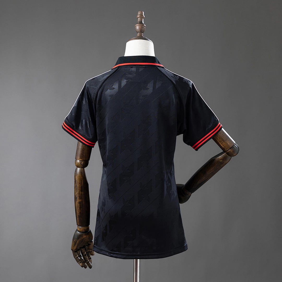 Camisola Retro Feminina Flamengo Lifestyler Preta - Vista 2