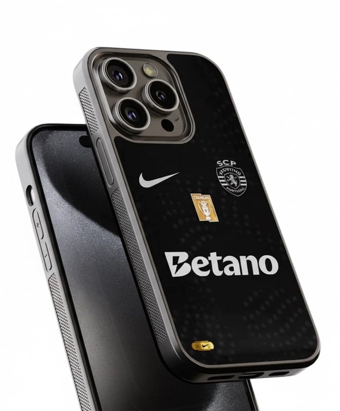 Capa Sporting Away Preto Época 25/26 - Vista 1