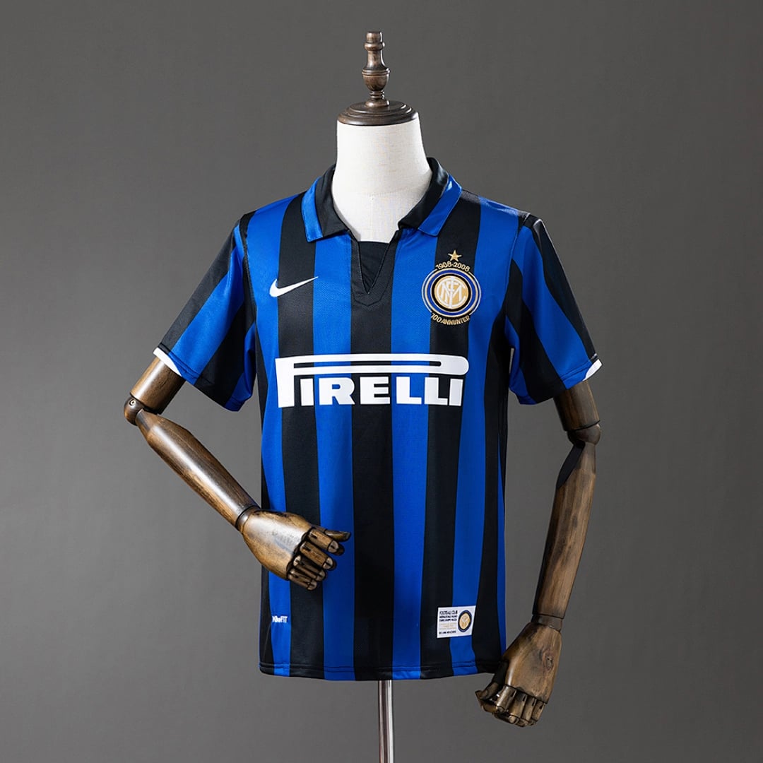Camisola Principal do Inter Milan 2007/2008 (Retro) - Vista 1