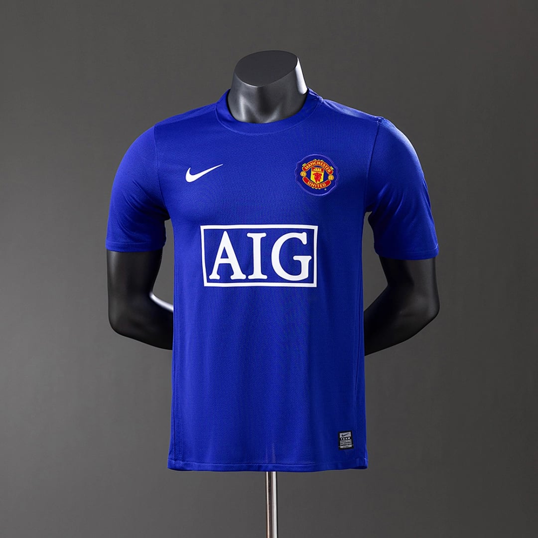 Camisola Terceira do Manchester United 2008/2009 (Retro, Versao Jogador) - Vista 1