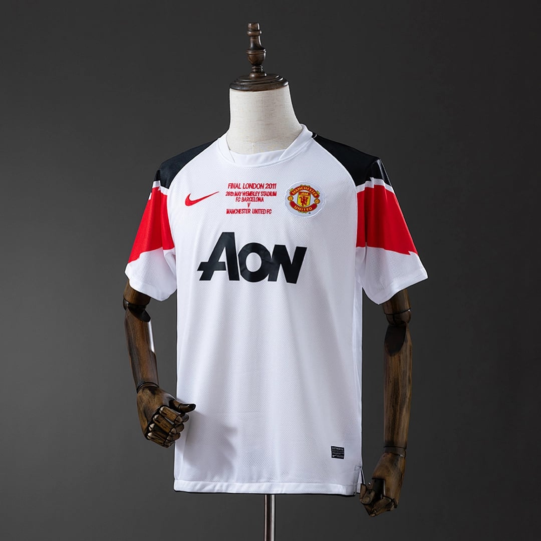 Camisola Alternativa do Manchester United 2010/2011 Champions League (Retro) - Vista 1